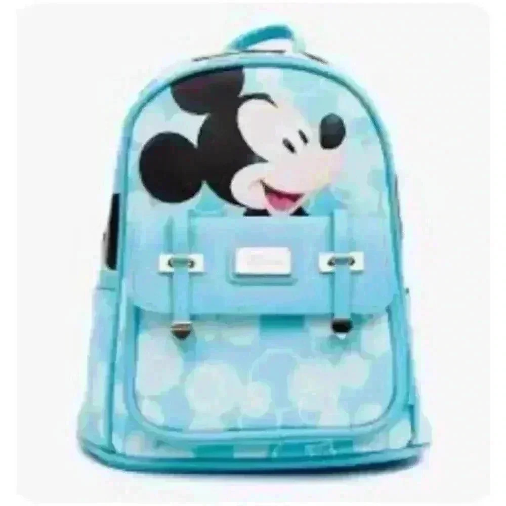 NWT WondaPOP Vegan Leather Disney Mini Backpack Micky Mouse Blue new in packagin